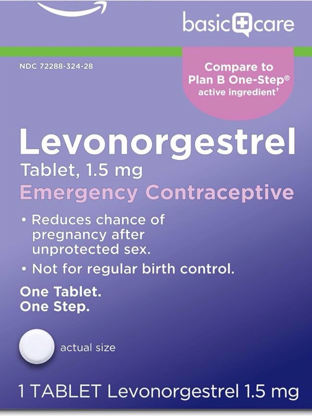 Levonorgestrel Emergency Contraceptive Tablet — White